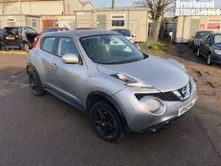 Location: BRENTWOOD - 2013 NISSAN JUKE VISIA 5 DOOR HATCHBACK REG: YF63RNJ, 1598cc PETROL, 5 SPEED MANUAL PETROL, Former Keepers: 5, Keys: No, MOT: Expiry date03/04/2025