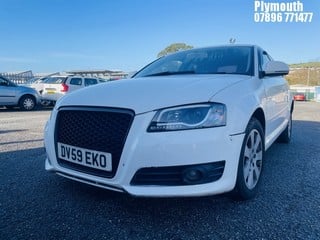 Location: Plymouth - 2009 AUDI A3 SE TECHNIK MPI 3 Door Hatchback REG: DV59EKO, Keys: No, MOT Expiry date: 22/12/2023, 1595 Petrol, 5 Speed Manual Petrol, Former Keepers: 15