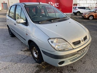 Location: South Wales - 2001 RENAULT MEGANE SCENIC AUTHENTIQUE 5 Door Hatchback REG: Y208LBO, Keys: No, MOT Expiry date: 05/04/2024, 1390 Petrol, 5 Speed Manual Petrol, Former Keepers: 5