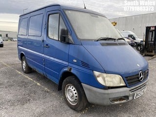 Location: South Wales - 2003 MERCEDES SPRINTER 208 CDI SWB Panel Van REG: BK53WZZ, Keys: No, MOT Expiry date: 02/09/2020, 2151 Diesel, 5 Speed Manual Diesel, Former Keepers: 4