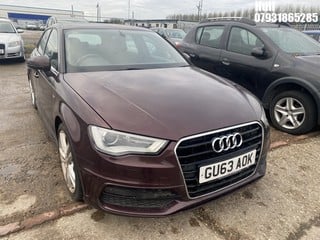 Location: Hull - 2013 AUDI  A3 S LINE TDI 5 Door Hatchback REG: GU63AOK, Keys: No, MOT Expiry date: 26/08/2023, 1598 Diesel, 6 Speed Manual Diesel, Former Keepers: 3