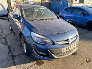 Location: Hull - 2012 VAUXHALL ASTRA SRI TURBO 5 Door Hatchback REG: LT62YCH, Keys: Yes, MOT Expiry date: 01/10/2024, 1362 Petrol, 6 Speed Manual Petrol, Former Keepers: 5