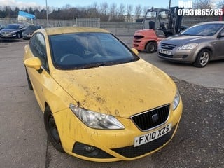 Location: Hull - 2010 SEAT IBIZA CR SPORT TDI 3 Door Hatchback REG: FX10XZS, Keys: No, MOT Expiry date: 08/08/2024, 1598 Diesel, 5 Speed Manual Diesel, Former Keepers: 6