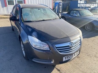 Location: Hull - 2009 VAUXHALL INSIGNIA EXCLUSIV 160CDTI Estate REG: YR09XJZ, Keys: No, MOT Expiry date: 06/09/2024, 1956 Diesel, 6 Speed Manual Diesel, Former Keepers: 3