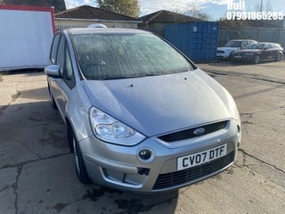 Location: Hull - 2007 FORD S-MAX ZETEC TDCI 6G MPV REG: CV07DTF, Keys: No, MOT Expiry date: 20/08/2024, 1753 Diesel, 6 Speed Manual Diesel, Former Keepers: 6