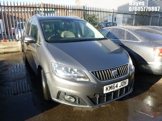 Location:  Hayes - 2014 SEAT ALHAMBRA SE ECOMO CR TDI MPV REG: KM64JOH, Keys: No, MOT Expiry date: 21/07/2024, 1968 Diesel, 6 Speed Semi Auto Diesel, Former Keepers: 3