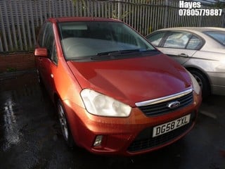 Location:  Hayes - 2008 FORD C-MAX ZETEC MPV REG: DG58ZXL, Keys: No, MOT Expiry date: 20/10/2025, 1596 Petrol, 5 Speed Manual Petrol, Former Keepers: 5