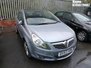 Location:  Hayes - 2007 VAUXHALL CORSA SXI 3 Door Hatchback REG: DV57YOK, Keys: No, MOT Expiry date: 23/04/2025, 1229 Petrol, 5 Speed Manual Petrol, Former Keepers: 7