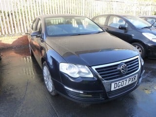 Location:  Hayes - 2007 VOLKSWAGEN PASSAT SE TDI 140 AUTO 4 Door Saloon REG: DG07PXR, Keys: No, MOT Expiry date: 10/12/2024, 1968 Diesel, 6 Speed Auto Diesel, Former Keepers: 8