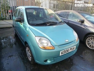 Location:  Hayes - 2006 CHEVROLET MATIZ SE 5 Door Hatchback REG: KD06PUA, Keys: No, MOT Expiry date: 13/02/2025, 995 Petrol, 5 Speed Manual Petrol, Former Keepers: 4