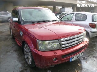 Location:  Hayes - 2005 LAND ROVER RANGEROVER SPT V8SC STD A Estate REG: PJ55LTT, Keys: No, MOT Expiry date: 31/05/2024, 4197 Petrol, 6 Speed Auto Petrol, Former Keepers: 6