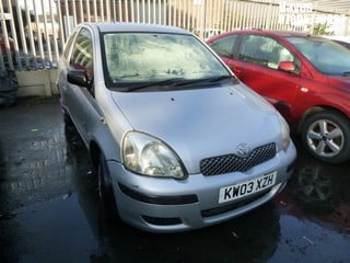 Location:  Hayes - 2003 TOYOTA YARIS T2 3 Door Hatchback REG: KW03XZH, Keys: No, MOT Expiry date: 10/11/2024, 998 Petrol, 5 Speed Manual Petrol, Former Keepers: 4