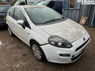 Location: North Woolwich - 2013 FIAT PUNTO EASY 3 Door Hatchback REG: SA63MYY, Keys: No, MOT Expiry date: 19/09/2024, 1242 Petrol, 5 Speed Manual Petrol, Former Keepers: 4