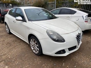 Location: North Woolwich - 2011 ALFA ROMEO GIULIETTA VELOCE M-AIR TB 5 Door Hatchback REG: BF11XJX, Keys: No, MOT Expiry date: 14/03/2024, 1368 Petrol, 6 Speed Manual Petrol, Former Keepers: 4