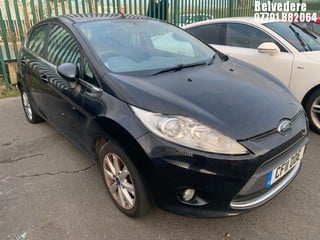 Location: BELVEDERE - 2011 FORD FIESTA ZETEC TDCI 70 	 5 DOOR HATCHBACK REG: CF11DDE, 1399cc DIESEL, 5 SPEED MANUAL DIESEL, Former Keepers: 5, Keys: No, MOT: Expiry date10.11.2024