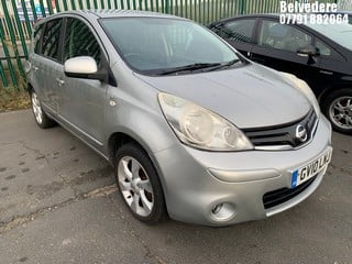 Location: BELVEDERE - 2010 NISSAN NOTE N-TEC AUTO 	 MPV REG: GV10LNJ, 1598cc PETROL, 4 SPEED AUTO PETROL, Former Keepers: 2, Keys: No, MOT: Expiry date10/03/2025