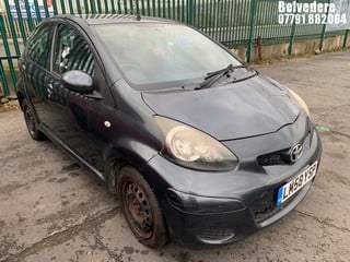 Location: BELVEDERE - 2008 TOYOTA AYGO+ VVT-I SEMI-AUTO 	 5 DOOR HATCHBACK REG: LM58YSP, 998cc PETROL, 5 SPEED SEMI AUTO PETROL, Former Keepers: 6, Keys: No, MOT: Expiry date09.12.2024