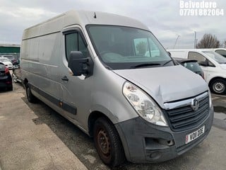 Location: BELVEDERE - 2011 VAUXHALL MOVANO F3500 L3H2 CDTI125 Panel Van REG: VO11DDE, 2299 Diesel, 6 Speed Manual Diesel, Former Keepers: 5, Keys: No, MOT: Expiry date30.08.2024