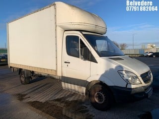 Location: BELVEDERE - 2010 MERCEDES-BENZ SPRINTER 313 CDI 	 BOX VAN REG: KY10NFV, 2143cc DIESEL, 6 SPEED MANUAL DIESEL, Former Keepers: 4, Keys: No, MOT: Expiry date17.03.2025