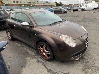 Location: Belvedere - 2011 ALFA ROMEO MITO DISTINCTIVE M-AIR TB 3 Door Hatchback REG: MT61ZVN, Keys: No, MOT Expiry date: 17/09/2024, 1368 Petrol, 6 Speed Manual Petrol, Former Keepers: 6