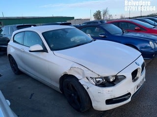 Location: Belvedere - 2013 BMW  114I SPORT 3 Door Hatchback REG: WA13OXW, Keys: No, MOT Expiry date: 25/04/2025, 1598 Petrol, 6 Speed Manual Petrol, Former Keepers: 4