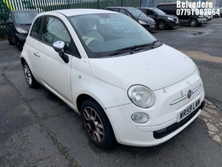 Location: Belvedere - 2009 FIAT 500 POP 3 Door Hatchback REG: WR59LWM, Keys: No, MOT Expiry date: 26/02/2024, 1242 Petrol, 5 Speed Manual Petrol, Former Keepers: 7