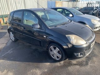 Location: Belvedere - 2008 FORD FIESTA ZETEC CLIMATE 5 Door Hatchback REG: WN57XCU, Keys: No, MOT Expiry date: 26/01/2025, 1388 Petrol, 5 Speed Manual Petrol, Former Keepers: 9