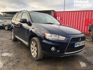 Location: Edinburgh - 2012 MITSUBISHI OUTLANDER GX 4 DI-D Estate REG: RV62UCW, Keys: No, MOT Expiry date: 15/11/2024, 2268 Diesel, 6 Speed Manual Diesel, Former Keepers: 6