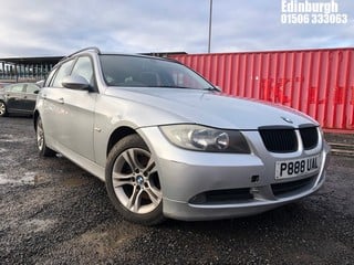 Location: Edinburgh - 2008 BMW 320D SE TOURING Estate REG: P888UAL, Keys: No, MOT Expiry date: 28/08/2025, 1995 Diesel, 6 Speed Manual Diesel, Former Keepers: 10