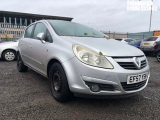 Location: Edinburgh - 2008 VAUXHALL CORSA DESIGN 5 Door Hatchback REG: EF57YSM, Keys: No, MOT Expiry date: 19/06/2024, 1364 Petrol, 5 Speed Manual Petrol, Former Keepers: 9