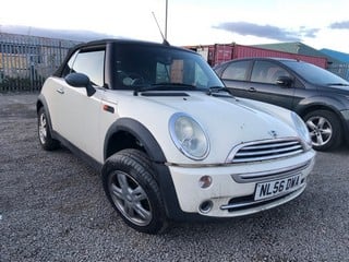 Location: Edinburgh - 2006 MINI MINI ONE Convertible REG: NL56DWA, Keys: No, MOT Expiry date: 13/07/2024, 1598 Petrol, 5 Speed Manual Petrol, Former Keepers: 6