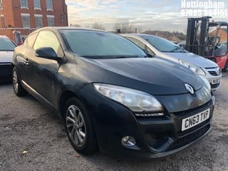 Location: Nottingham - 2013 RENAULT MEGANE DYNAMIQUE TOMTOM V Coupe REG: CN63TVP, Keys: No, MOT Expiry date: 13/09/2024, 1598 Petrol, 6 Speed Manual Petrol, Former Keepers: 7