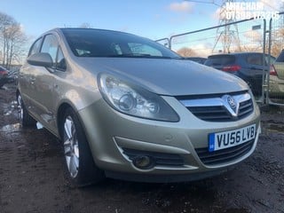 Location: MITCHAM - 2007 VAUXHALL CORSA DESIGN 	 5 DOOR HATCHBACK REG: VU56LVB, 1364cc PETROL, 5 SPEED MANUAL DIESEL, Former Keepers: 5, Keys: No, MOT: Expiry date10/01/2025