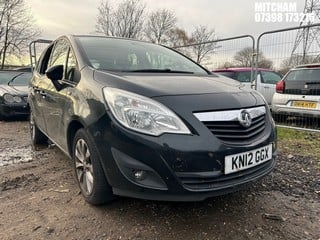 Location: Mitcham - 2012 VAUXHALL MERIVA ACTIVE TURBO MPV REG: KN12GGX, Keys: No, MOT Expiry date: 16/03/2025, 1364 Petrol, 5 Speed Manual Petrol, Former Keepers: 8