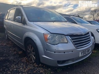 Location: Mitcham - 2010 CHRYSLER GR-VOYAGER LTD CRD 160 A MPV REG: YS10KWY, Keys: No, MOT Expiry date: 31/01/2024, 2777 Diesel, 6 Speed Auto Diesel, Former Keepers: 6