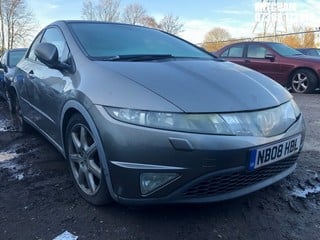 Location: Mitcham - 2008 HONDA CIVIC SPORT I-CTDI 5 Door Hatchback REG: NB08HBL, Keys: No, MOT Expiry date: 07/08/2024, 2204 Diesel, 6 Speed Manual Diesel, Former Keepers: 4