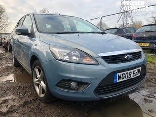 Location: Mitcham - 2008 FORD FOCUS ZETEC 125 5 Door Hatchback REG: WG08EHM, Keys: No, MOT Expiry date: 06/10/2025, 1798 Petrol, 5 Speed Manual Petrol, Former Keepers: 4