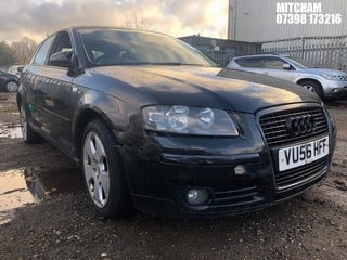 Location: Mitcham - 2006 AUDI A3 SPORT TDI 5 Door Hatchback REG: VU56HFF, Keys: No, MOT Expiry date: 21/11/2024, 1896 Diesel, 5 Speed Manual Diesel, Former Keepers: 5