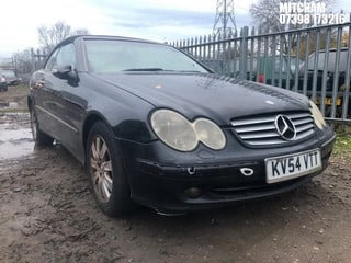 Location: Mitcham - 2004 MERCEDES CLK 200 ELEGANCE KOMP A Convertible REG: KV54VTT, Keys: No, MOT Expiry date: 31/03/2025, 1796 Petrol, 5 Speed Auto Petrol, Former Keepers: 7