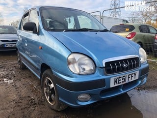 Location: Mitcham - 2001 HYUNDAI AMICA GSI AUTO 5 Door Hatchback REG: KE51FFY, Keys: No, MOT Expiry date: 08/01/2021, 999 Petrol, 4 Speed Auto Petrol, Former Keepers: 6