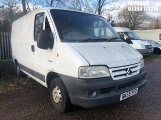 Location: Mitcham - 2005 CITROEN RELAY HDI 1100 ENTERPRISE Panel Van REG: GK55VVD, Keys: No, MOT Expiry date: 06/10/2023, 1997 Diesel, 5 Speed Manual Diesel, Former Keepers: 8