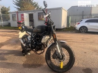 Location: Mitcham - 2022 HERALD BRAT 125 Motorcycle REG: AF72GWL, Keys: No, MOT Expiry date: 19/10/2025, 124 Petrol, MANUAL, Former Keepers: 2