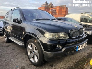 Location: Nottingham - 2005 BMW X5 SPORT D AUTO Estate REG: RF05JXW, Keys: No, MOT Expiry date: 30/08/2024, 2993 Diesel, 6 Speed Auto Diesel, Former Keepers: 5