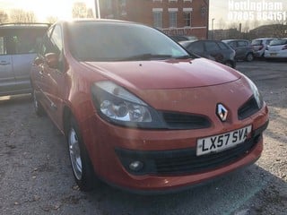 Location: Nottingham - 2007 RENAULT CLIO DYNAMIQUE VVT A 5 Door Hatchback REG: LX57SVA, Keys: No, MOT Expiry date: 24/04/2024, 1598 Petrol, 4 Speed Auto Petrol, Former Keepers: 4