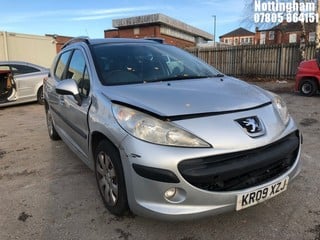 Location: Nottingham - 2009 PEUGEOT 207 S SW HDI Estate REG: KR09XZJ, Keys: No, MOT Expiry date: 03/01/2025, 1560 Diesel, 5 Speed Manual Diesel, Former Keepers: 8