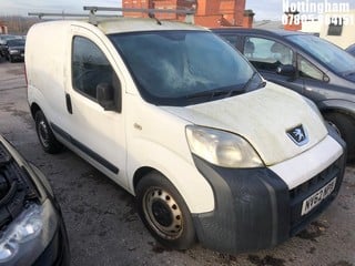 Location: Nottingham - 2012 PEUGEOT BIPPER S HDI Panel Van REG: NV62NPN, Keys: No, MOT Expiry date: 03/10/2019, 1248 Diesel, 5 Speed Manual Diesel, Former Keepers: 3