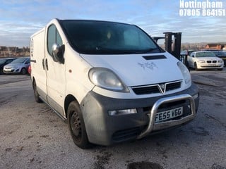 Location: Nottingham - 2005 VAUXHALL VIVARO 2900 DI SWB Panel Van REG: FE55VGG, Keys: No, MOT Expiry date: 26/02/2025, 1870 Diesel, 5 Speed Manual Diesel, Former Keepers: 8