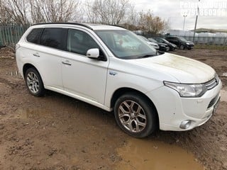 Location: Peterborough - 2014 MITSUBISHI OUTLANDER GX 4H PHEV AUTO Estate REG: SC53LVC, Keys: No, MOT Expiry date: 01/09/2023, 1998 Hybrid Electric, Variable 1 Speed Auto Petrol/E, Former Keepers: 4