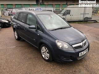 Location: BRENTWOOD - 2007 VAUXHALL ZAFIRA DESIGN MPV REG: DL07PWF, 1796cc PETROL, 5 SPEED MANUAL PETROL, Former Keepers: 4, Keys: No, MOT: Expiry date08/10/2025