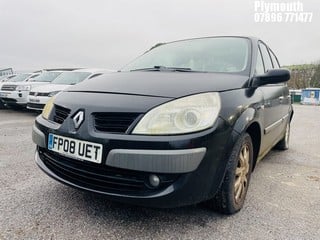 Location: Plymouth - 2008 RENAULT SCENIC DYN VVT Estate REG: FP08UET, Keys: No, MOT Expiry date: 12/12/2024, 1598 Petrol, 6 Speed Manual Petrol, Former Keepers: 5